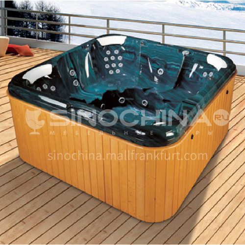 Luxury hot spring pool massage large pool hydrotherapy multi-person SPA massage surfing bathtub outdoor jacuzzi AO-6011